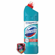 Чистящее средство 1 л DOMESTOS (Доместос) "Свежесть Атлантики" с отбеливающим эффектом 3 шт