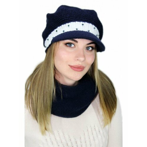 фото Кепка lemmex комплект "актала", размер 57-58, синий