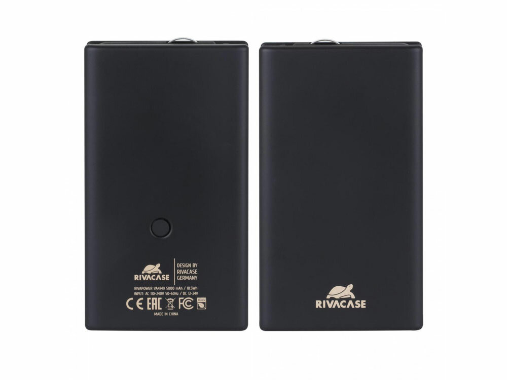 Внешний аккумулятор VA4749 со встроенным зарядным устройством, 5000 mAh, черный — фото 6