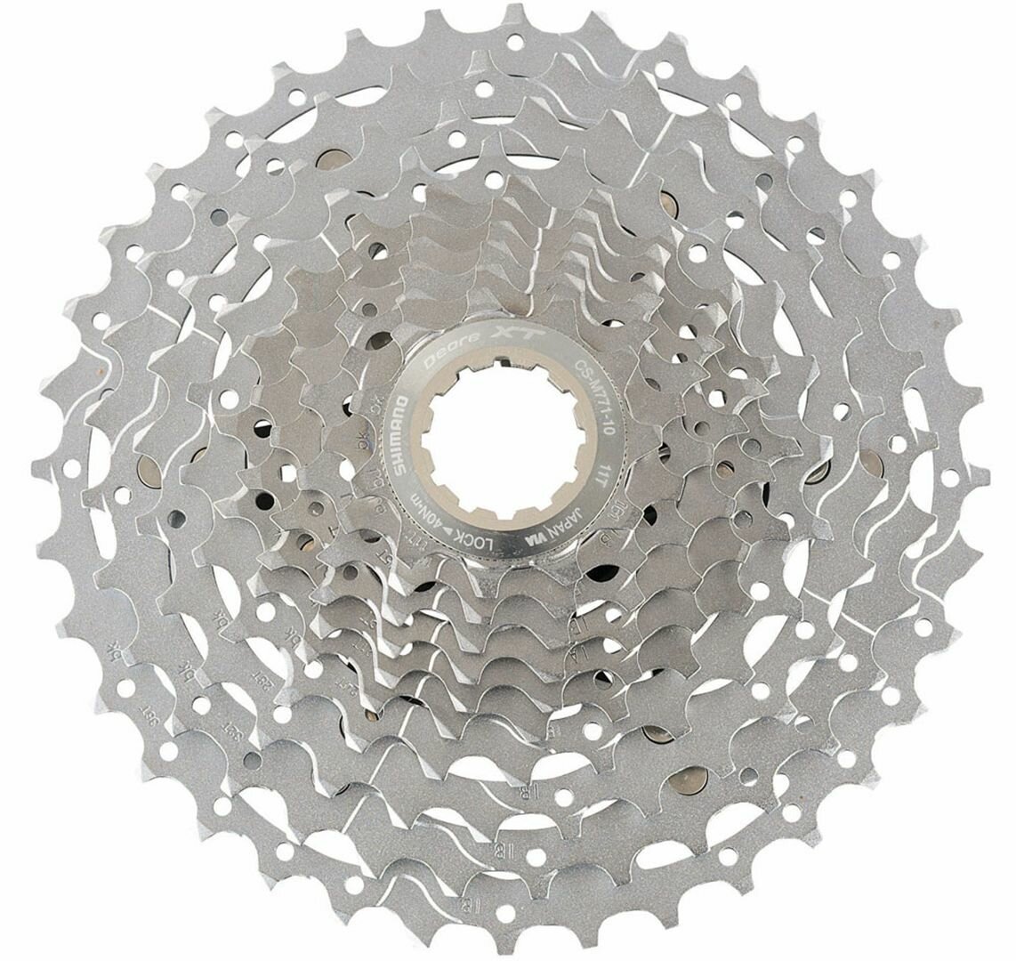 Кассета для горного велосипеда SHIMANO Deore XT CS-M771, 1 скорость, 1 упаковка