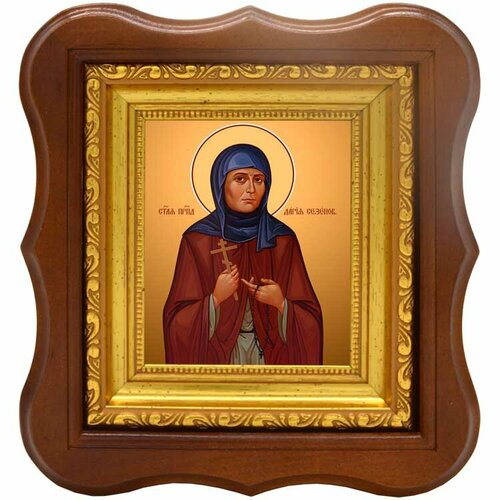 макария феодосия артемьева преподобная старица икона на холсте Дария Сезеновская (Лебедянская) преподобная старица. Икона на холсте.
