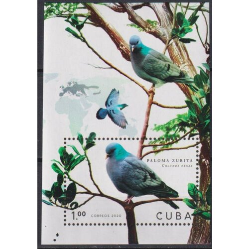 Почтовые марки Куба 2020г. Голуби Птицы, Голуби MNH почтовые марки куба 1966г птицы голубеводство голуби mnh
