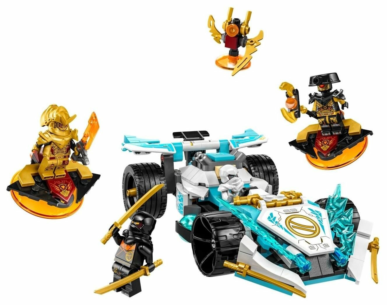 LEGO Ninjago Сила дракона Зейна: Гоночный автомобиль Кружитцу 71791 - фото №17