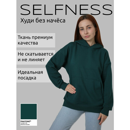 фото Худи, размер l, зеленый selfness