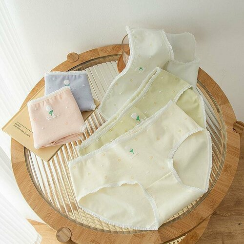 фото Трусы , размер xl, желтый, розовый, голубой китай