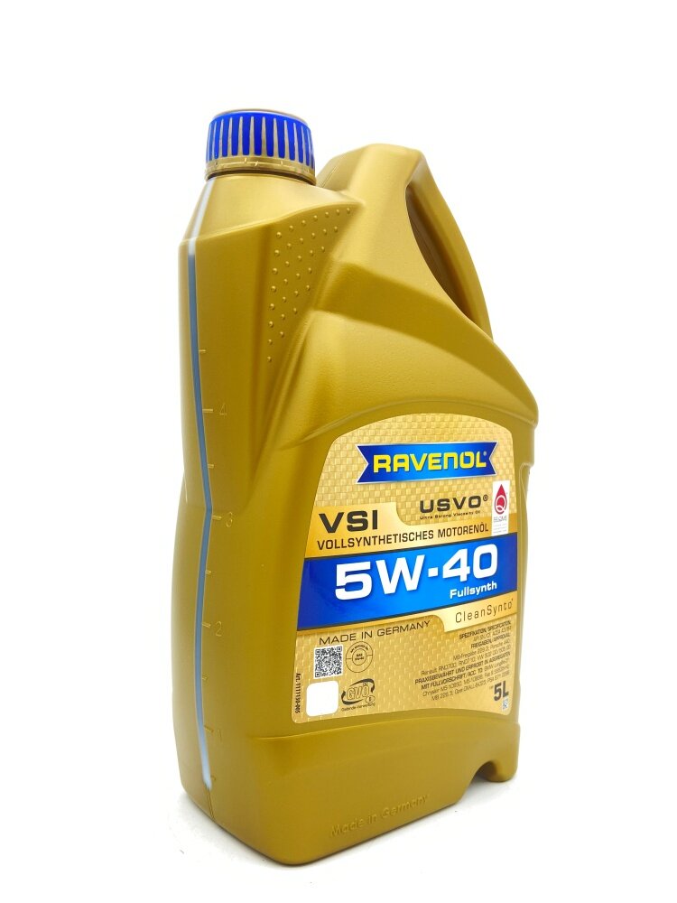 Моторное масло RAVENOL VSI 5W-40 1л. синтетическое [4014835723511] - фото №6