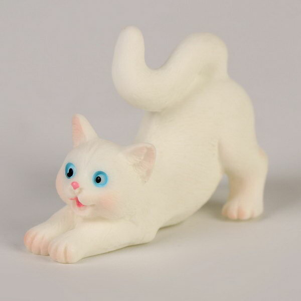 Миниатюра кукольная "Игривый котик", набор 2 шт, размер 1 шт. 2 x 3.5 x 3 см