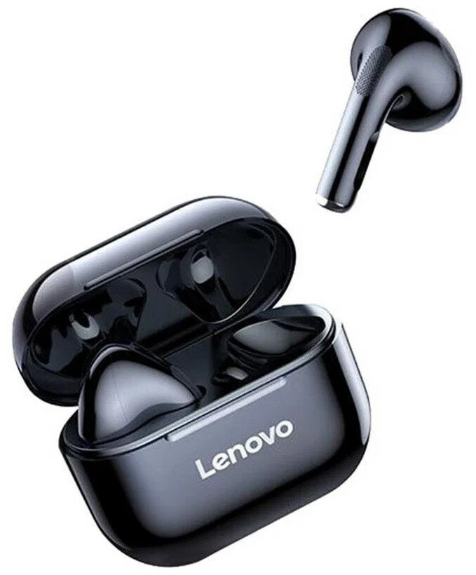 Беспроводные наушники Lenovo Earbuds LP40 TWS Black