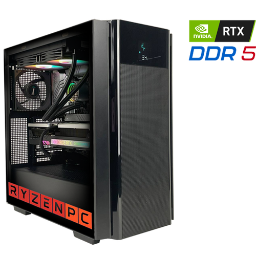 Настольный компьютер RyzenPC GAME 83510874 (AMD Ryzen 7 7700 3.8 ГГц, AMD B650, 16 DDR5, SSD: 2000 Гб, SSD: 2000 Гб, NVIDIA GeForce RTX 4060 8 Гб, WI-FI, Без привода, 750 Вт, Deepcool CH510 Mesh Digital, ОС не установлена)