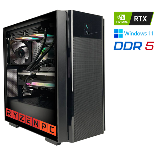 Настольный компьютер RyzenPC GAME 83510283 (AMD Ryzen 5 7600 3.8 ГГц, AMD B650, 64 DDR5, SSD: 2000 Гб, SSD: 2000 Гб, NVIDIA GeForce RTX 4060 Ti 8 Гб, WI-FI, Без привода, 850 Вт, Deepcool CH510 Mesh Digital, Windows 11 Pro) настольный компьютер ryzenpc game 83509161 amd ryzen 5 7600 3 8 ггц amd b650 16 ddr5 ssd 2000 гб hdd 2000 гб nvidia geforce rtx 4060 ti 8 гб wi fi без привода 850 вт deepcool ch510 mesh digital windows 10 pro