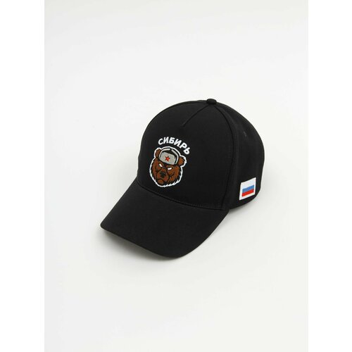 фото Бейсболка спорт сибирь, размер l, черный