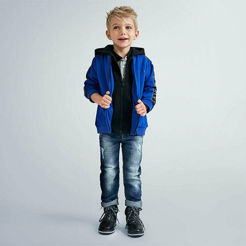 фото Толстовка mayoral, размер 110 (5 лет), синий