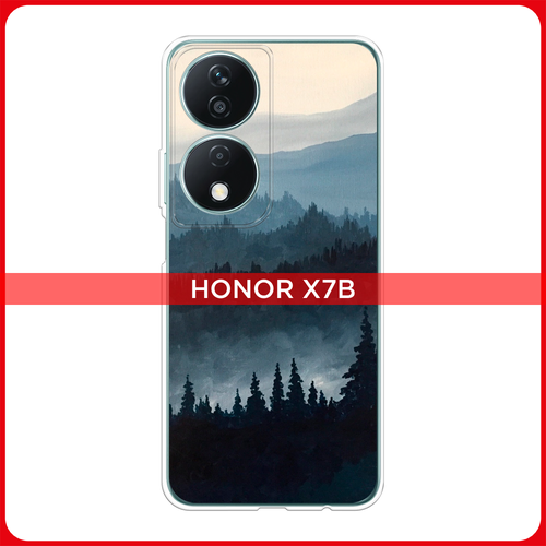 Силиконовый чехол на Honor X7B / Хонор X7B Туманные горы силиконовый чехол на honor x7b хонор x7b туманные горы