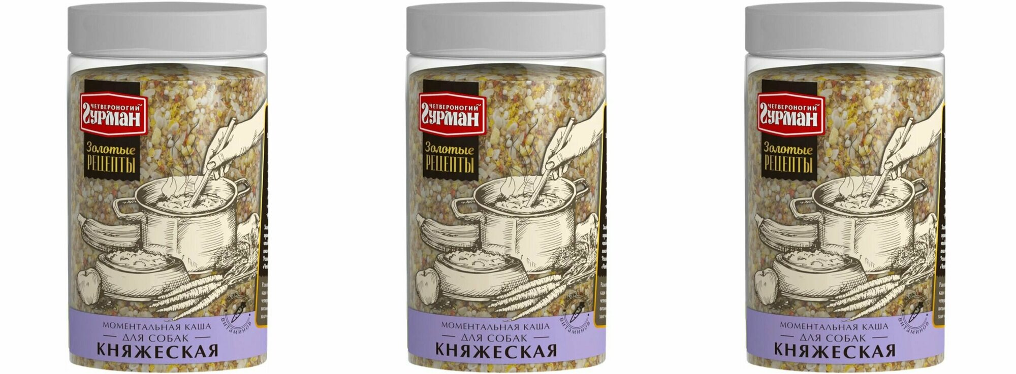 Четвероногий Гурман Каша Княжеская 300  3 шт