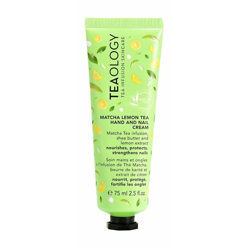 Питательный крем для рук и ногтей с чаем матча и виноградным маслом Teaology Matcha Lemon Tea Hand and Nail Cream 2290₽