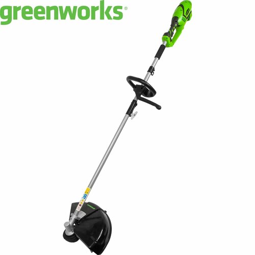 Триммер электрический Greenworks 1301807 1200 Вт триммер электрический greenworks gst2830 21117 280 вт d ручка леска разборный вал