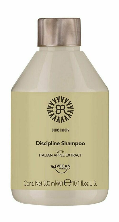Разглаживающий шампунь для непослушных волос с яблочным экстрактом / Bulbs&Roots Discipline Shampoo