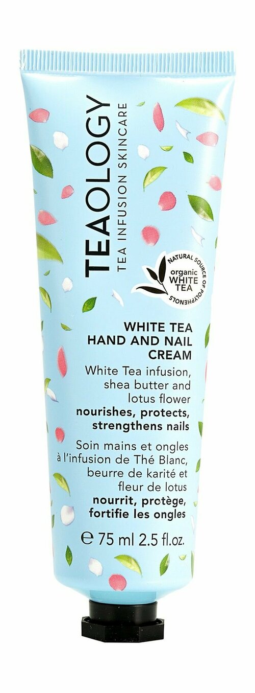Укрепляющий крем для рук и ногтей с белым чаем и лимоном / Teaology White Tea Hand and Nail Cream