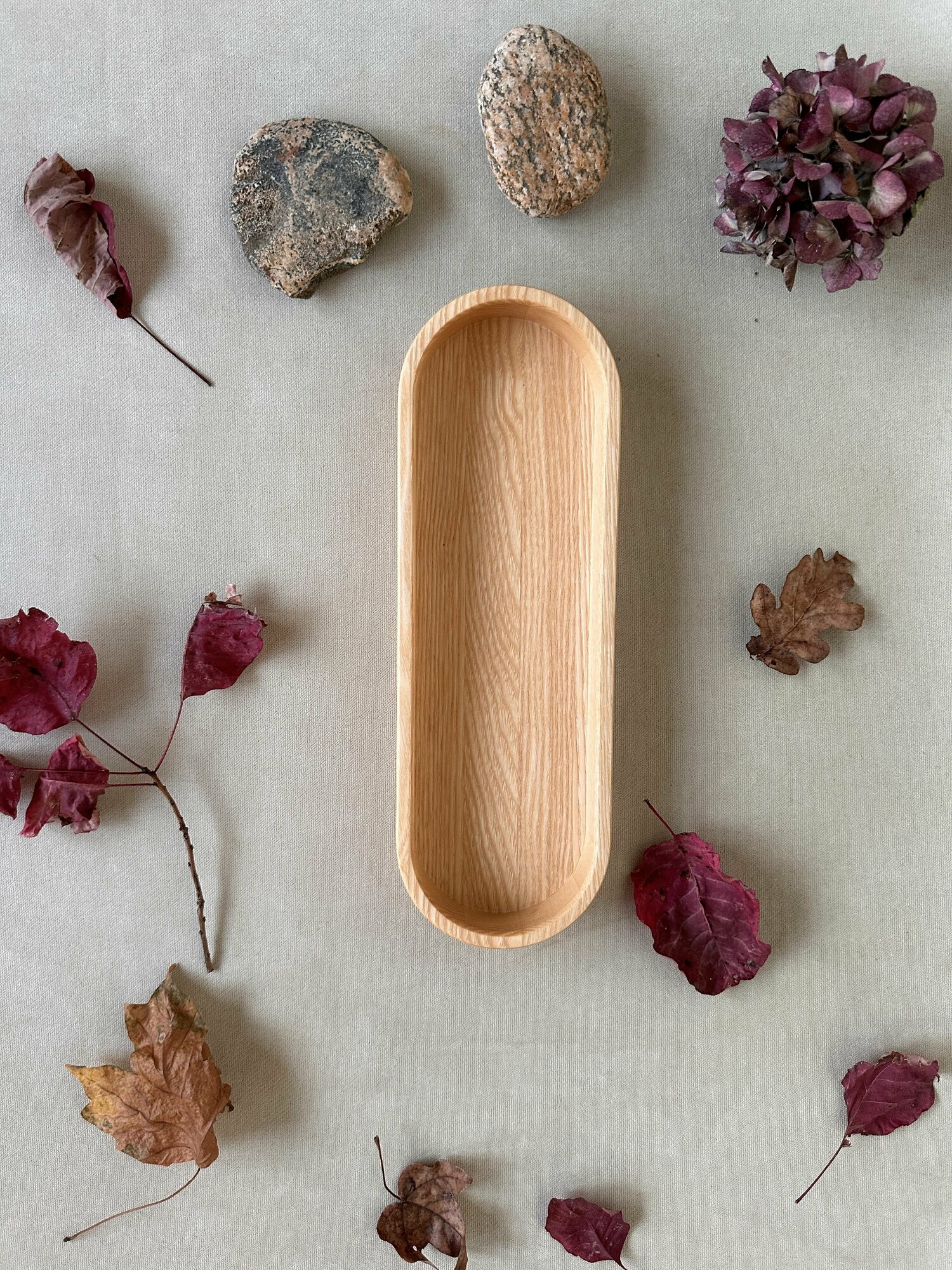 Менажница овал средняя Ясень, 30*10*3 (см)