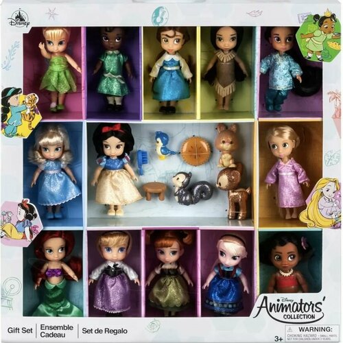 кукла фея динь динь от disney animators collection Набор Куклы Принцессы в детстве Disney Animators Дисней Аниматорс