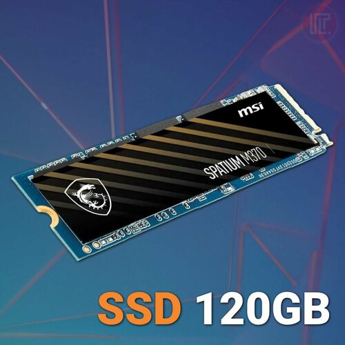 Накопитель 2280 NVMe Gen3x4 MSI, 120Gb, S78-4406NR0-P83, R1800Mb/s, W560Mb/s, 75TBW, RTL