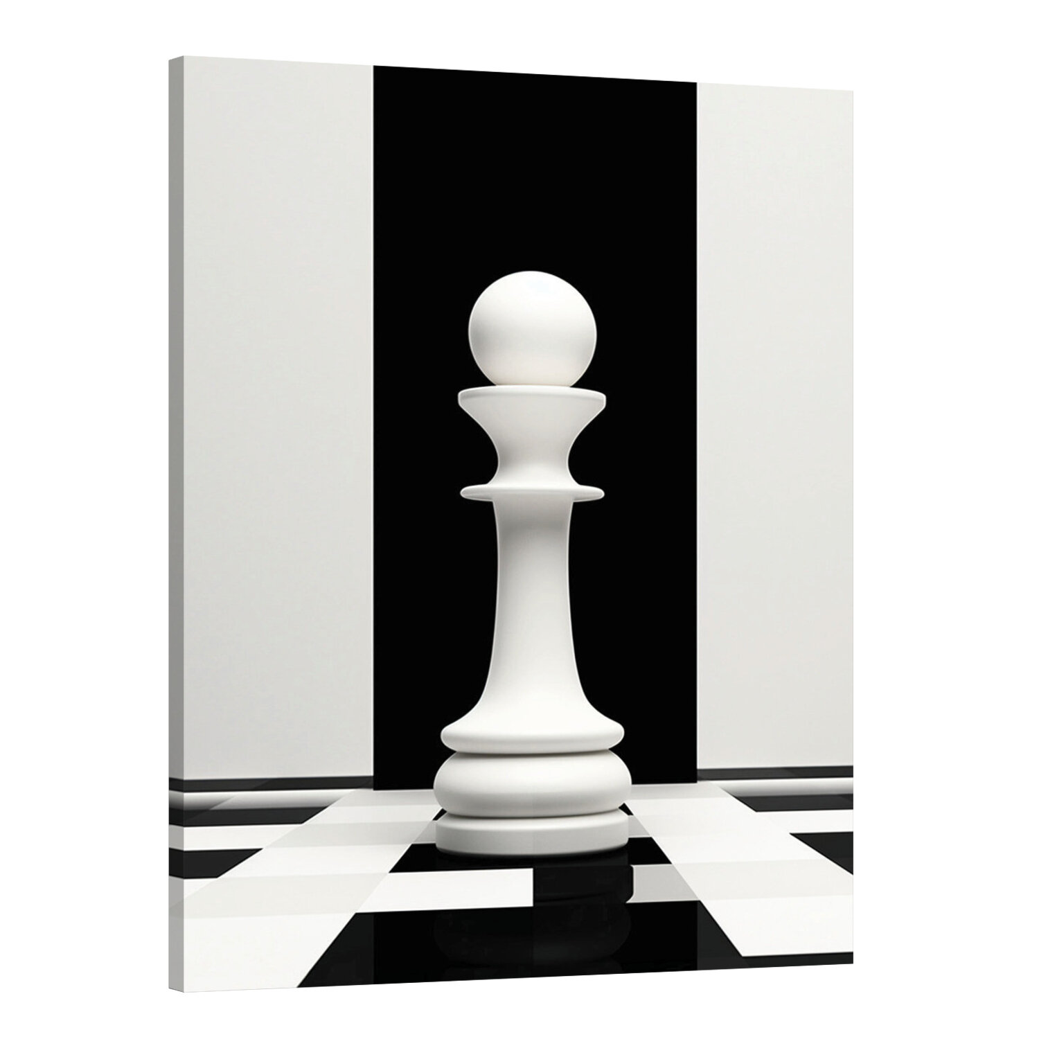 Интерьерная картина 50х70 "Игра в шахматы"
