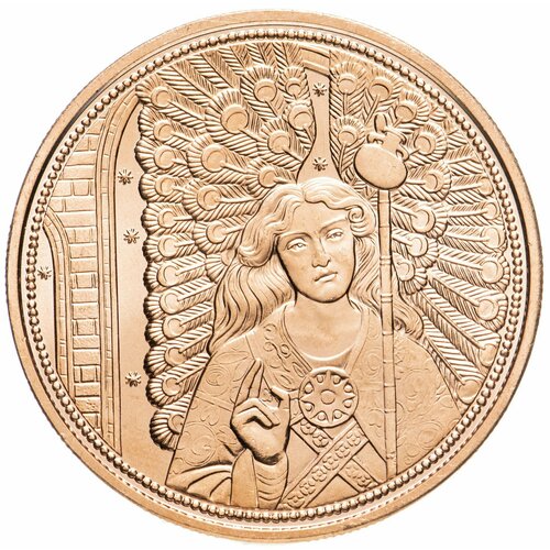 Монета 10 евро Архангел Рафаил. Посланники небес. Австрия 2018 UNC