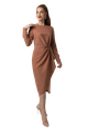 Платье женское длинный рукав белое 46 размер