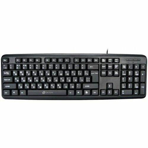 Клавиатура Oklick 180V2 черный USB 97500₽