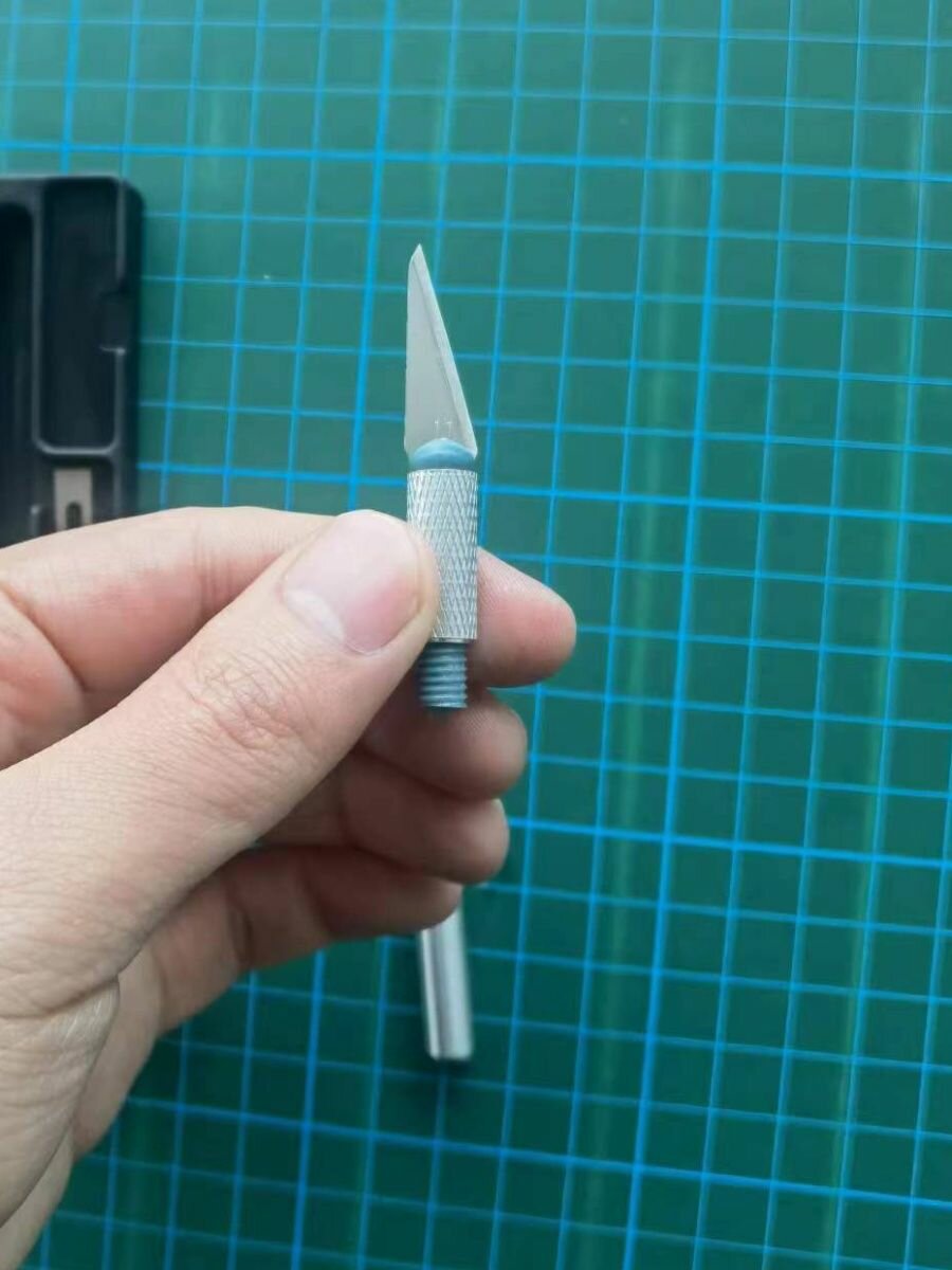 Нож скальпель канцелярский макетный для бумаги пленки кожи