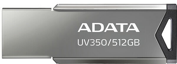 USB Flash накопитель 512Gb ADATA UV350 Black (AUV350-512G-RBK)