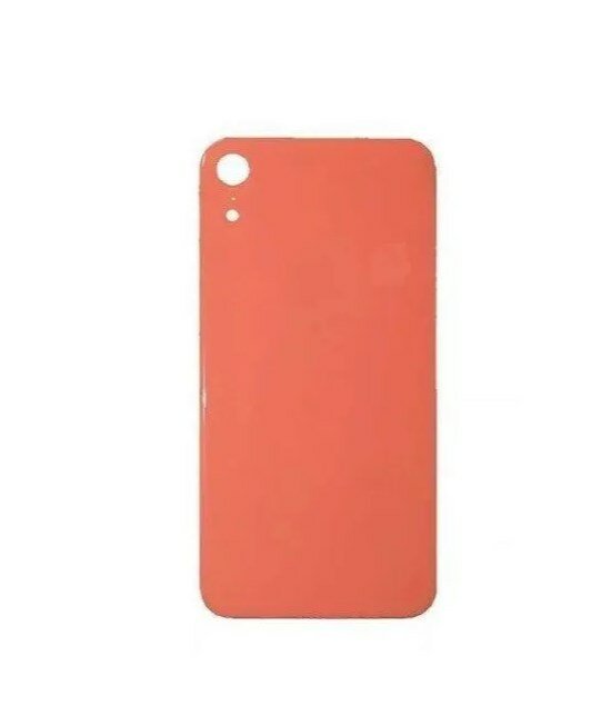Задняя крышка для iPhone XR Розовая (стеклянная)