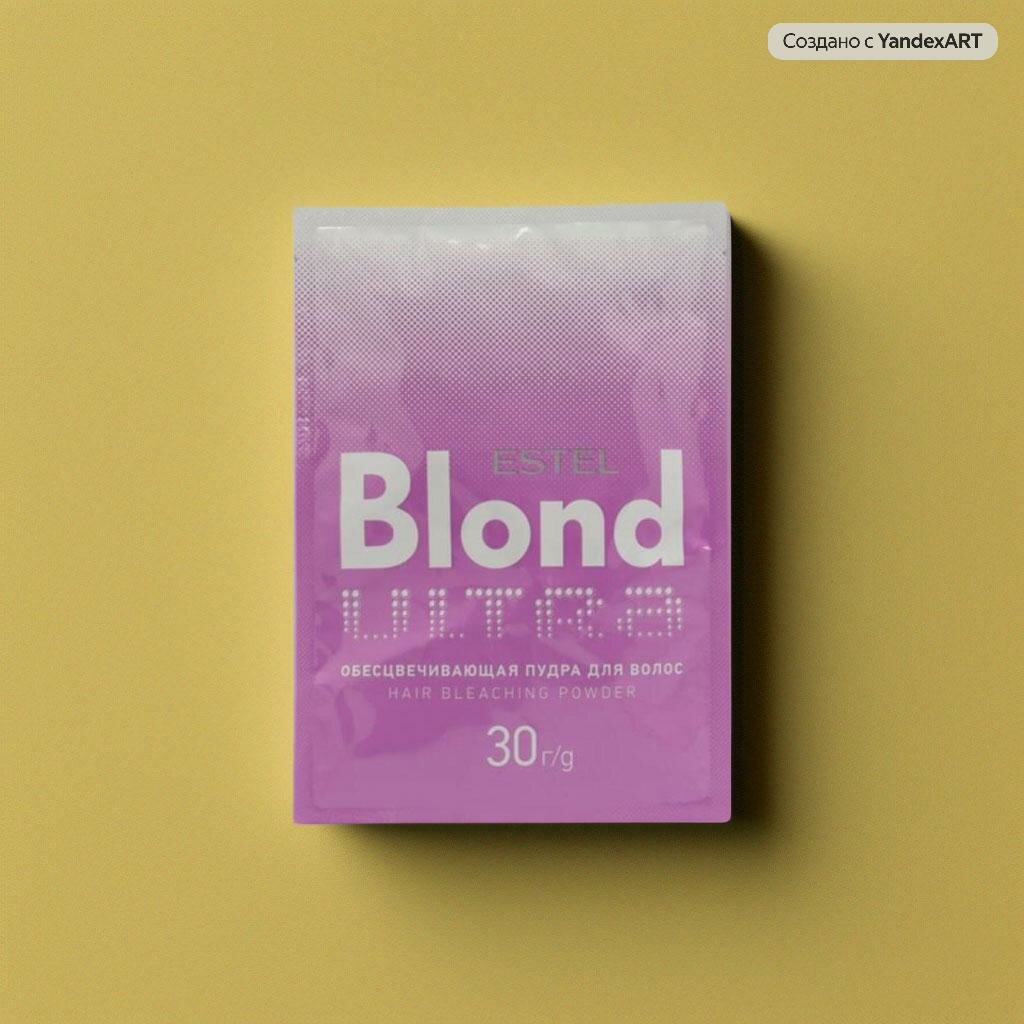 Пудра для волос Estel Ultra Blond обесцвечивающая 30г - фото №6