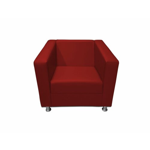 Кресло Барбадос, эко кожа красная