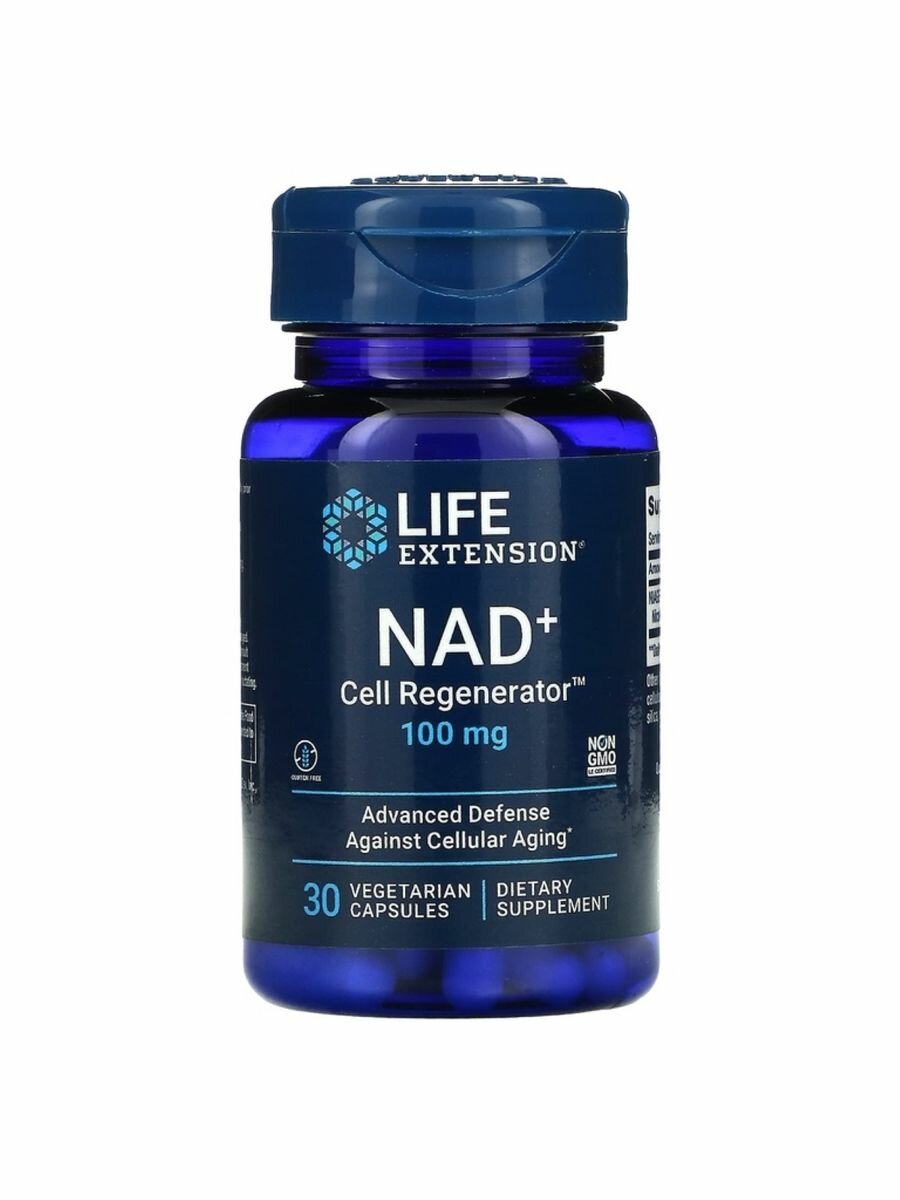 NAD+ Cell Regenerator 100 mg Никотинамид рибозид 30 капс