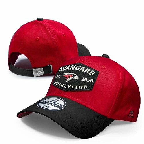 фото Бейсболка atributika & club, размер 55-58, красный