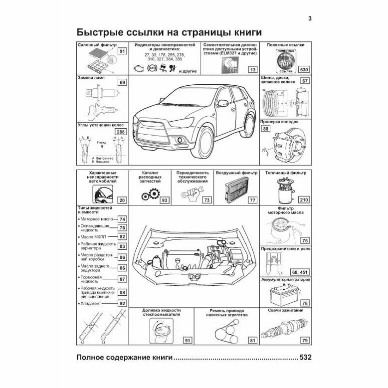 Mitsubishi ASX. Модели с 2010 года выпуска с бензиновыми двигателями 4А92 (1,6 л), 4В10 (1,8 л) и 4В11 (2,0 л). Руководство по ремонту и техническому обслуживанию - фото №6