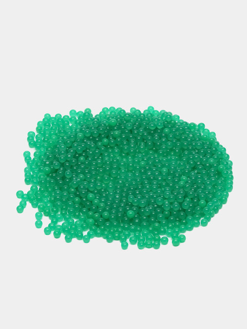 Гидрогелевые шарики для цветов (орбиз, аквагрунт), зеленый, 20 г