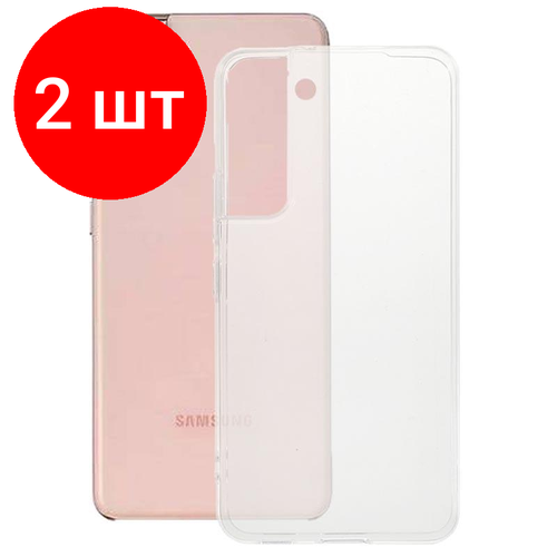Комплект 2 штук, Чехол TFN для смартфона Samsung A22 TPU, (TFN, TFN-SC-SMS22TPUCL) чехол luxcase tpu для samsung galaxy a22 белый