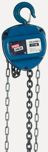 Изображение товара Таль ручная цепная PRO JACK, 3 тонны 3 метра, тип HSC 3тн 3м, таль шестеренная 3т 3 м