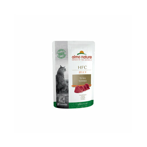 Almo Nature Паучи Тунец в Желе для кошек (HFC - Jelly - with Tuna) 55 гр 4 шт