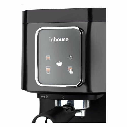 Кофеварка рожкового типа Inhouse ICM2002BK черная кофеварка капельного типа inhouse icmd0602bk