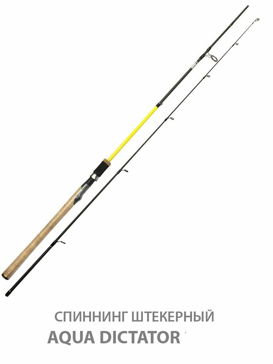 Спиннинг для рыбалки штекерный DICTATOR 2.40m 10-35g IM7