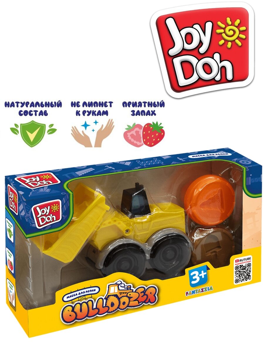 Набор для лепки Joy Doh Buld-056 Мини бульдозер - фото №1