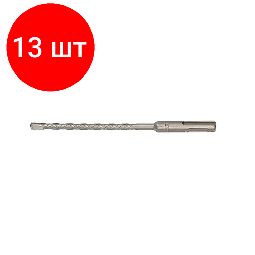 Комплект 13 штук, Бур по бетону СИБРТЕХ SDS-plus 6 x 160mm (70555)