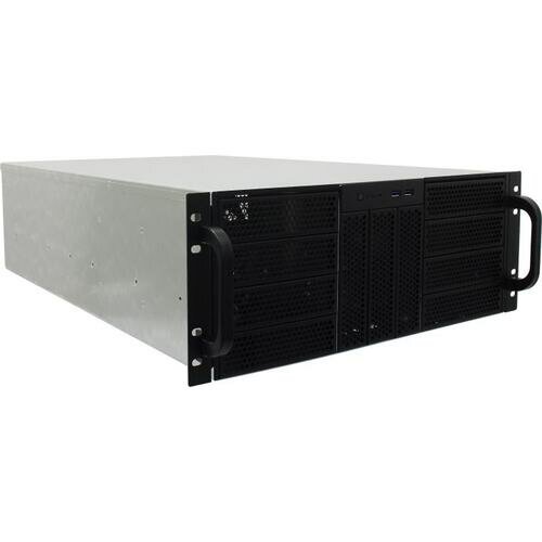 Корпус компьютерный Procase RE411-D11H0-FE-65 Корпус 4U server case,11x5.25+0HDD, черный, без блока пи