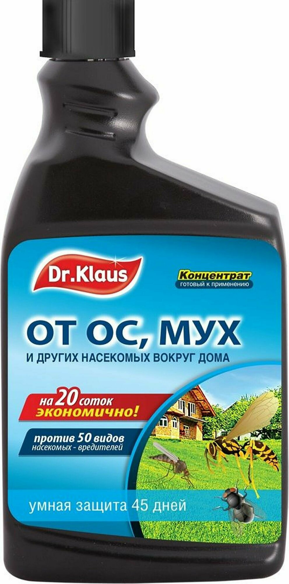 Средство от мух ос и других летающих Dr.Klaus запасной флакон 1 л