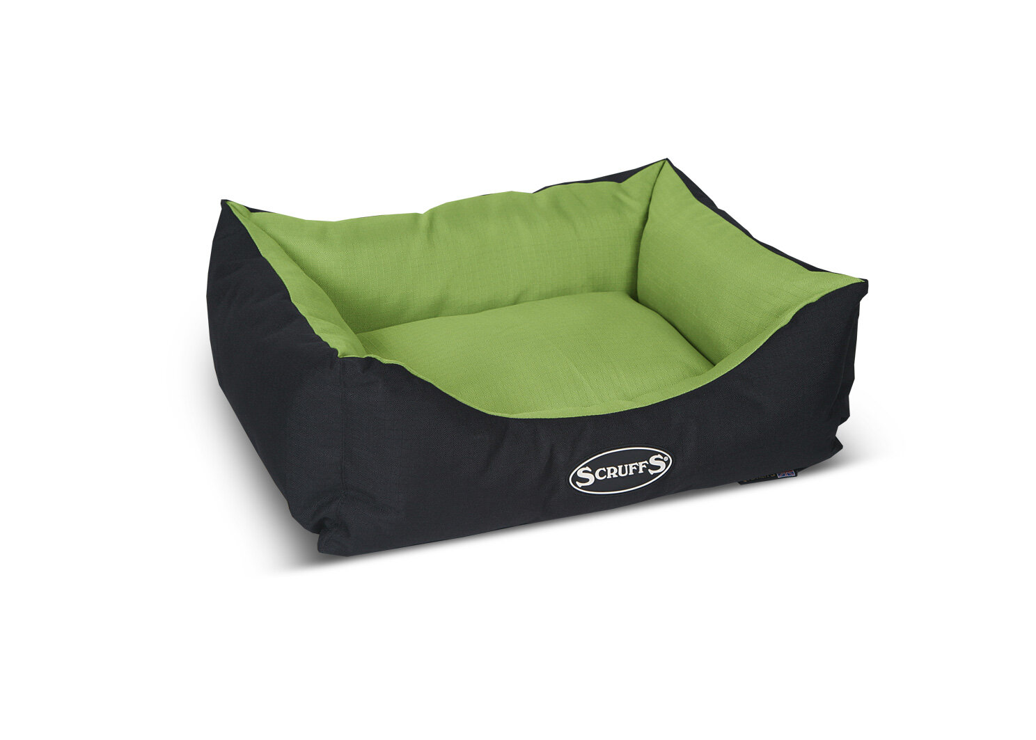 Лежанка Scruffs "Expedition Box Bed" с бортиком водонепроницаемая шоколад 90*70см - фото №4