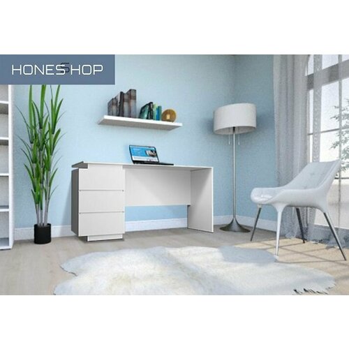 Письменный стол Имбри ЛДСПМДФ белый 150х60х77 20393₽