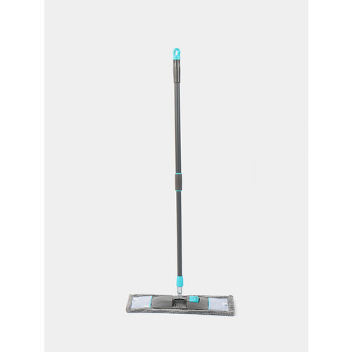 Швабра с флаундером для мытья пола 42 см телескопическая микрофибра Laima 606796 2999₽